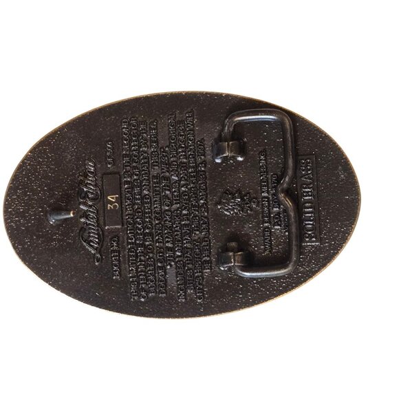 Dodge City Days Belt Buckle 1997 Cowboy Western Kansas Limited Edition - Picture 2 of 11